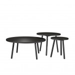 Mitab montmartre - Serie eenvoudige en elegante tafels. Van laag en klein naar hoog en groot. Te gebruiken in bijvoorbeeld restaurants of conferentiezalen.
