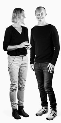 Ingrid Backman en Andreas Sture zijn ontwerpers voor Mitab. Zij ontwerpen projecten zowel samen als individueel.